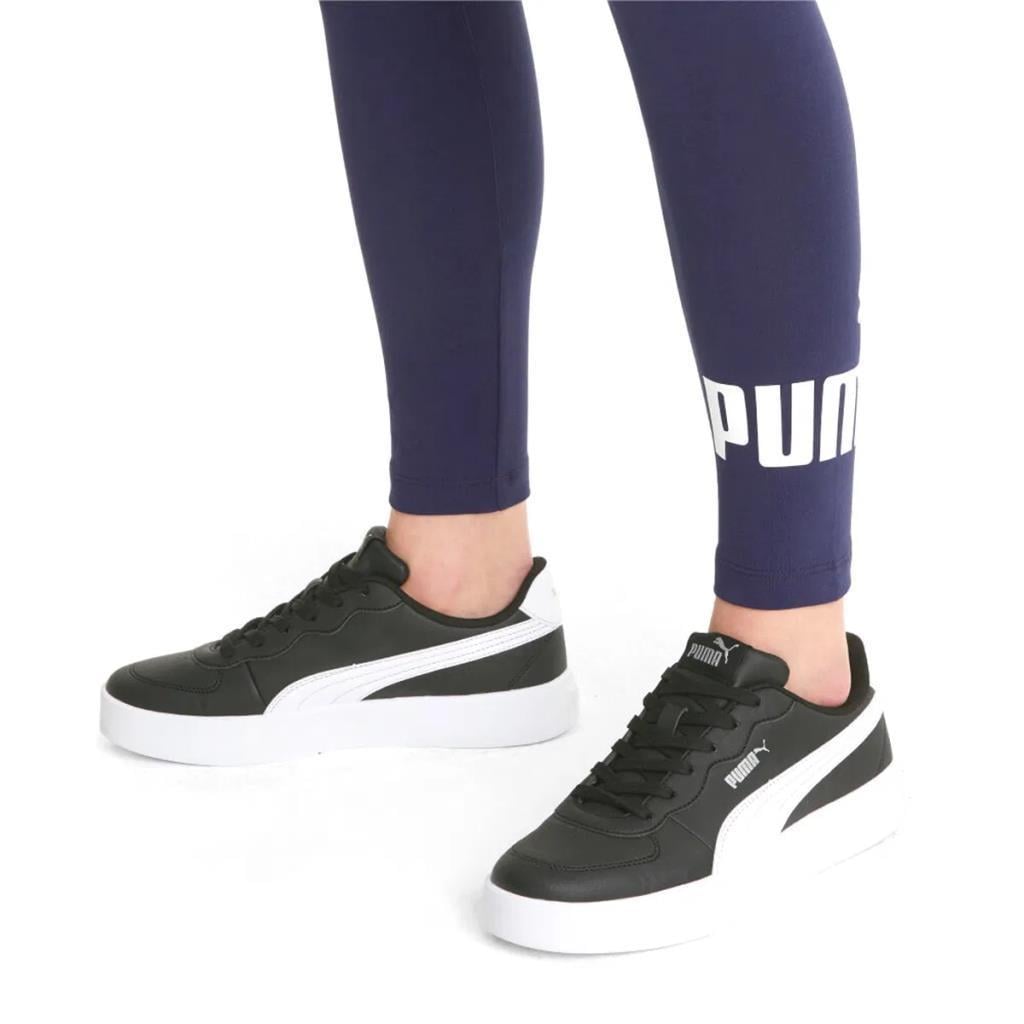 Puma 380147 01 Puma Skye Clean Puma Black/White/Silver Kadın Sneaker