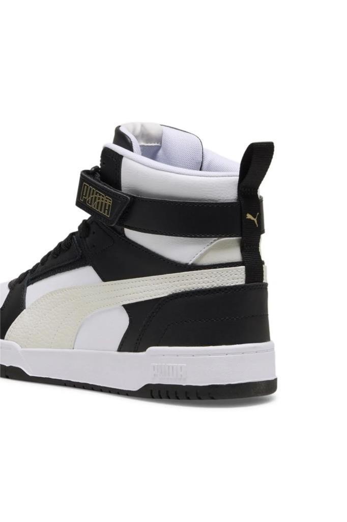 Puma 385839 26 Rebound Game High White/Puma Black/Vapor Gray Erkek Sneaker
