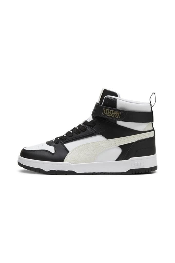 Puma 385839 26 Rebound Game High White/Puma Black/Vapor Gray Erkek Sneaker