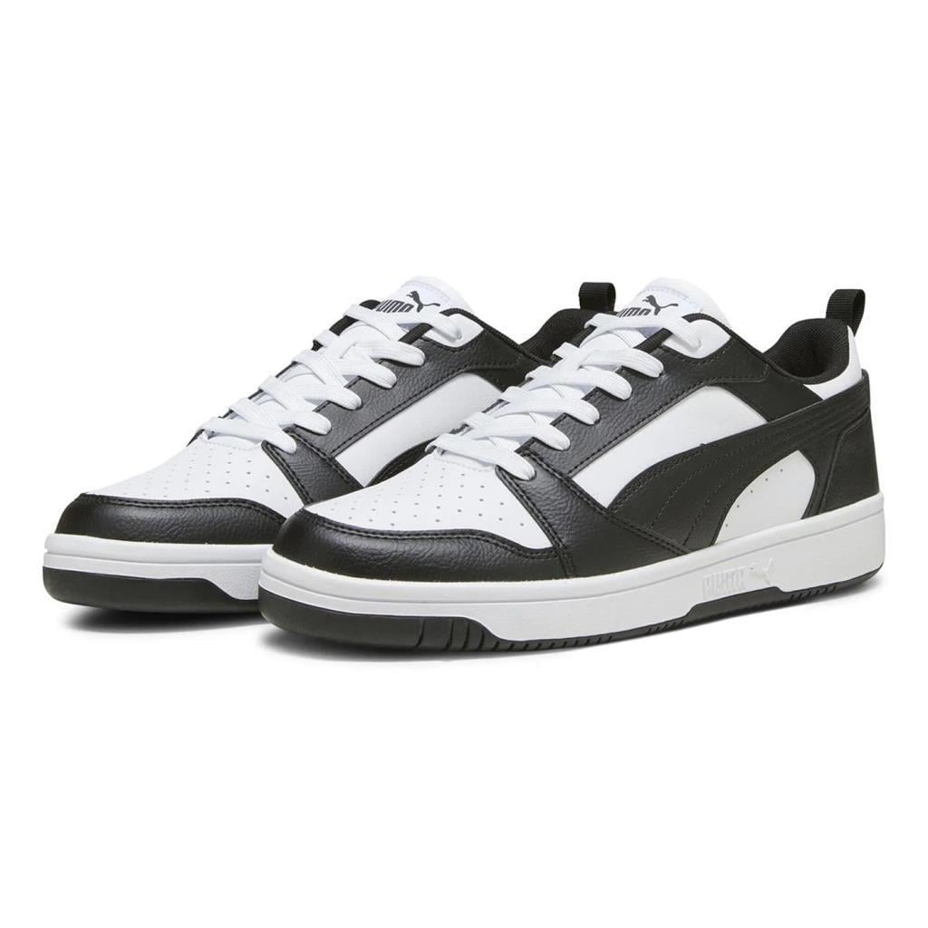 Puma 392328 01 Adults Rebound V6 Low White/Black/White Erkek Sneaker