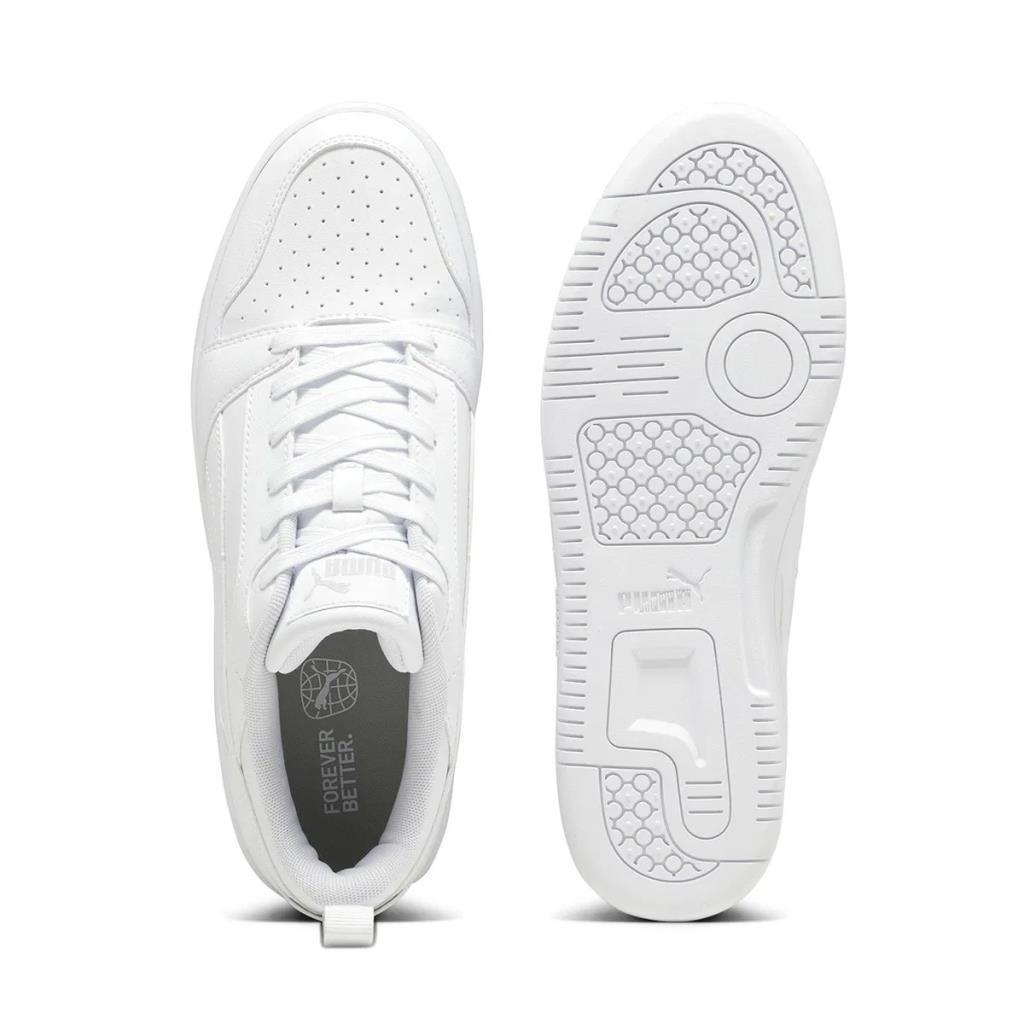 Puma 392328 03 Rebound V6 Low Puma White/Cool Light Gray Erkek Sneaker