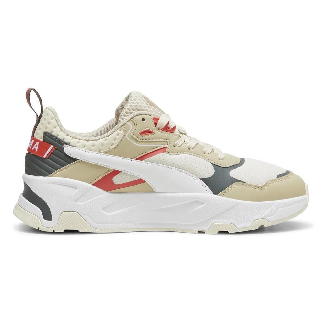 Puma 395262 01 Trinity Desert Road Alpine Snow/White/Putty/Red Erkek Sneaker