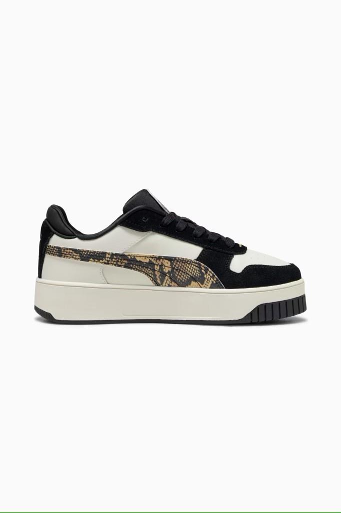 Puma 401611 02 Carina Street Snake Chic Vapor Gray/Puma Black/Gold Kadın Sneaker
