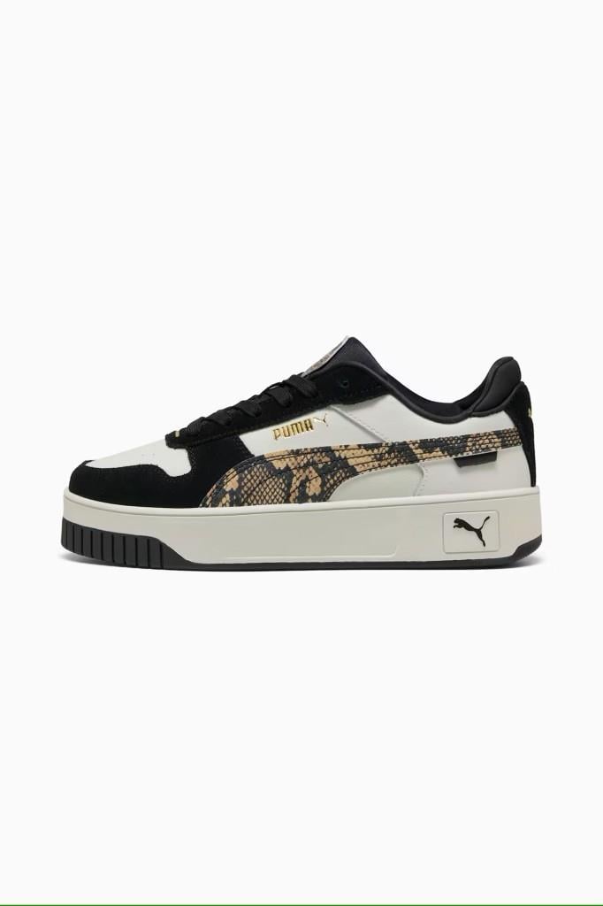 Puma 401611 02 Carina Street Snake Chic Vapor Gray/Puma Black/Gold Kadın Sneaker