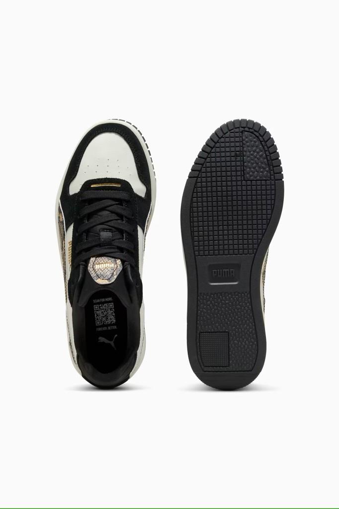 Puma 401611 02 Carina Street Snake Chic Vapor Gray/Puma Black/Gold Kadın Sneaker