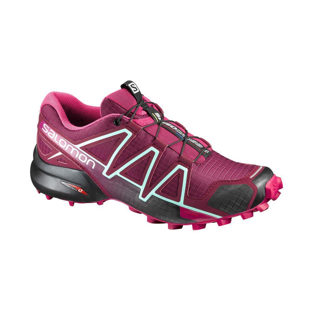Salomon 393439 SpeedCross 4 W Tibetan Red/Sangria/Black Kadın Outdoor Ayakkabı