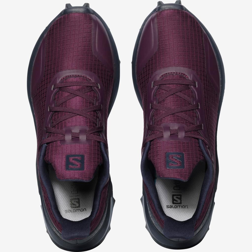 Salomon 408048 Alphacross W Potent Purple/Navy Blazer/inda İnk Kadın Outdoor Ayakkabı