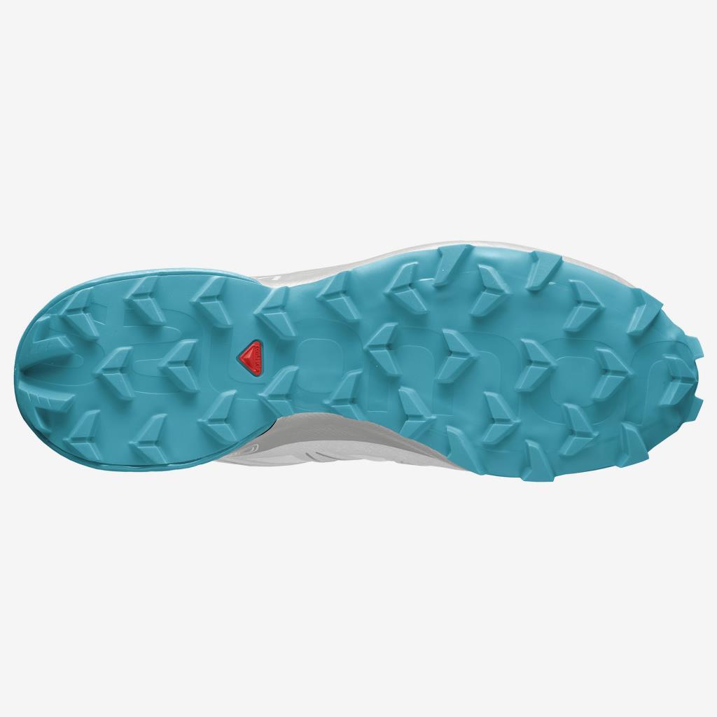 Salomon 409687 Speedcross 5 W White/White/BlueBird Kadın Outdoor Ayakkabı