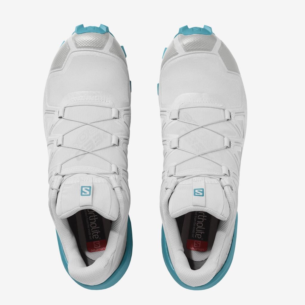 Salomon 409687 Speedcross 5 W White/White/BlueBird Kadın Outdoor Ayakkabı