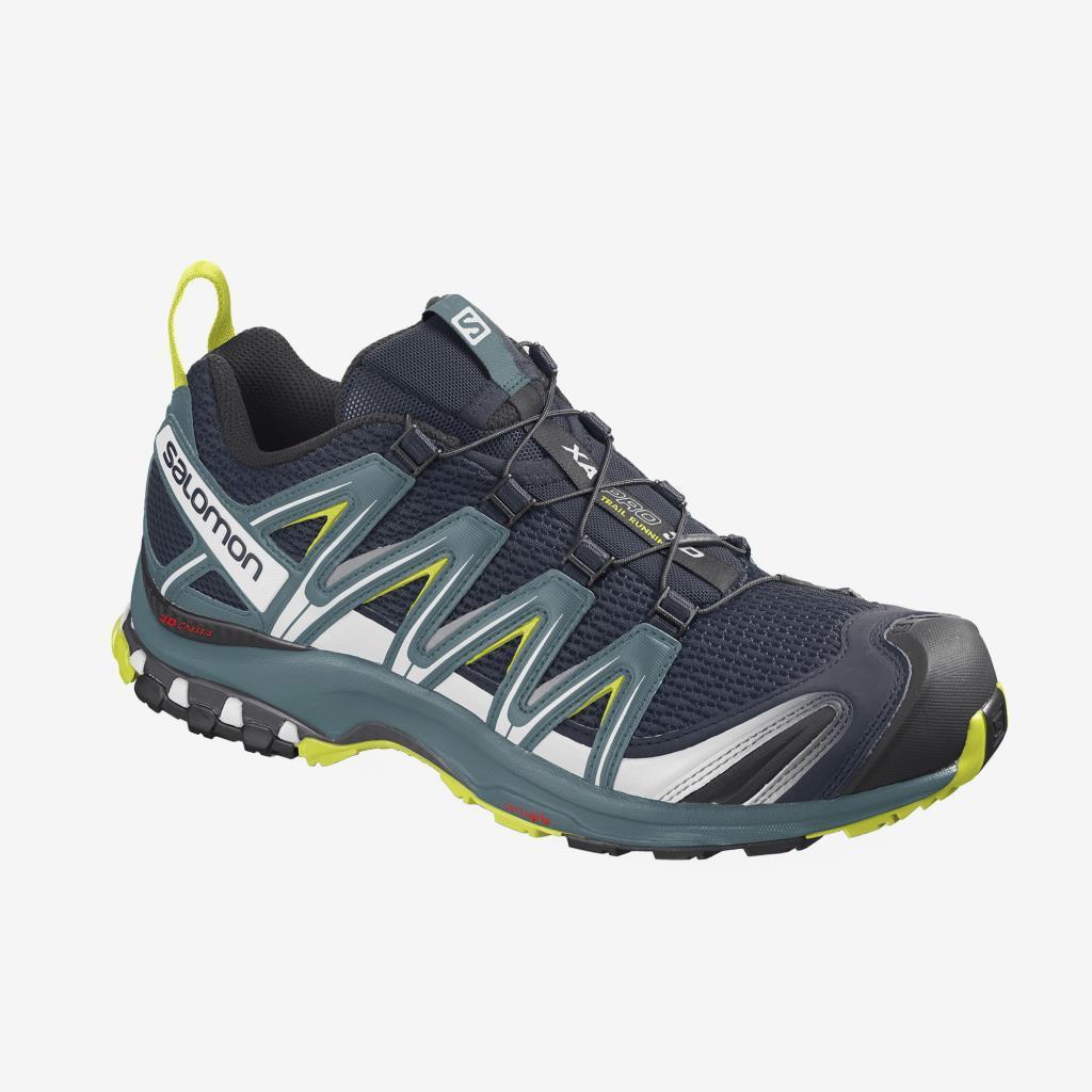 Salomon 409775 Xa Pro 3D Navy Blazer/Hydro/Evening Primrose Erkek Outdoor Ayakkabı