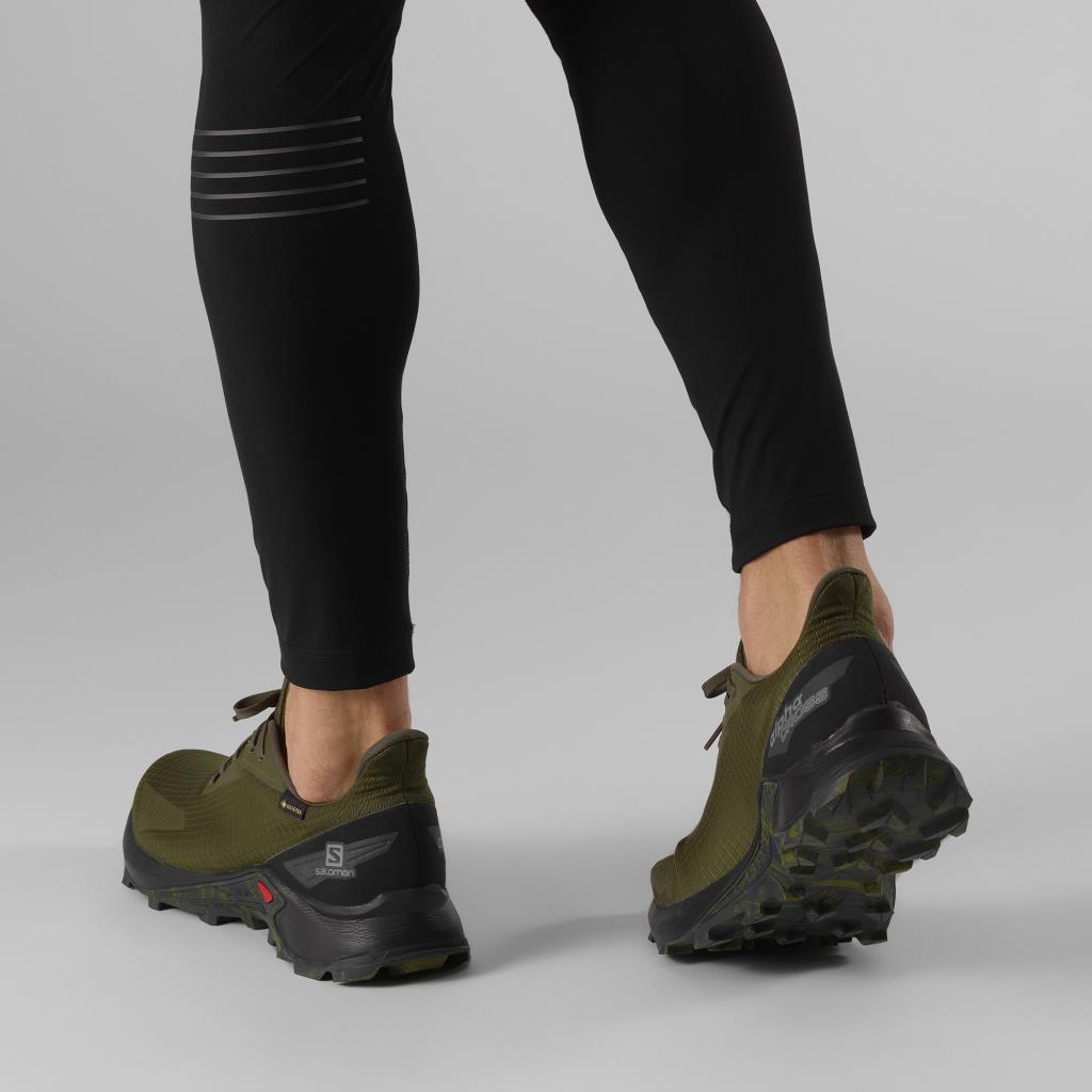 Salomon 411058 Alphacross Blast GTX Olive Night/Black/Ebony Erkek Outdoor Ayakkabı