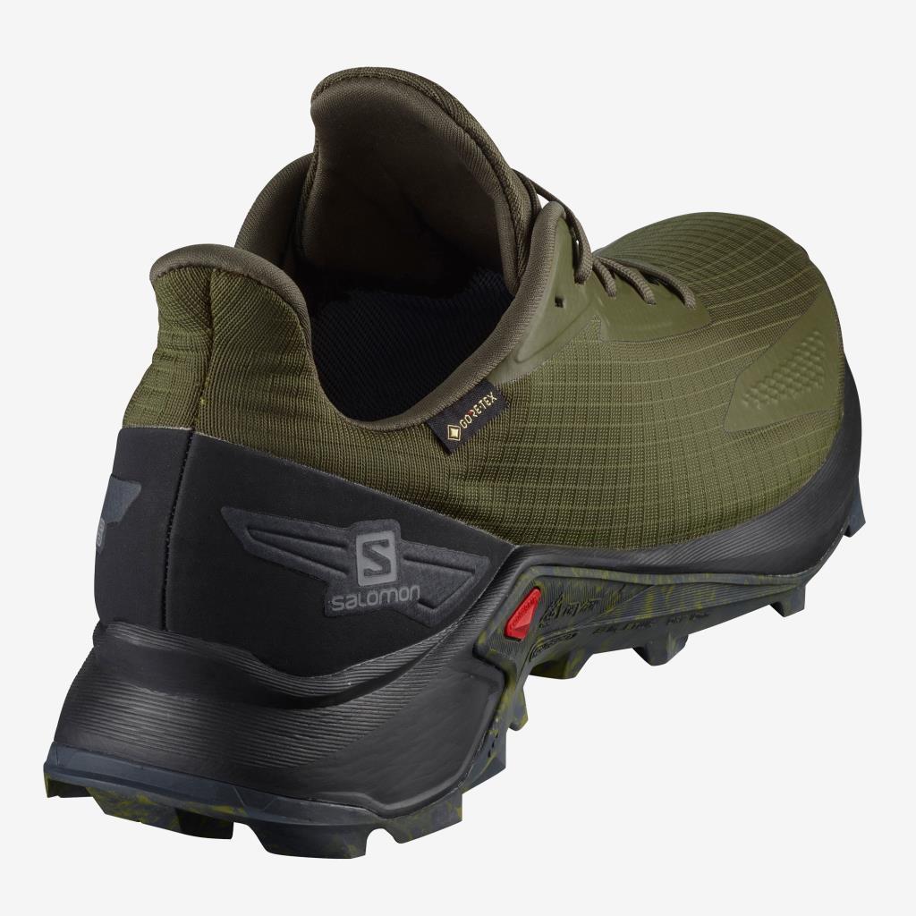Salomon 411058 Alphacross Blast GTX Olive Night/Black/Ebony Erkek Outdoor Ayakkabı