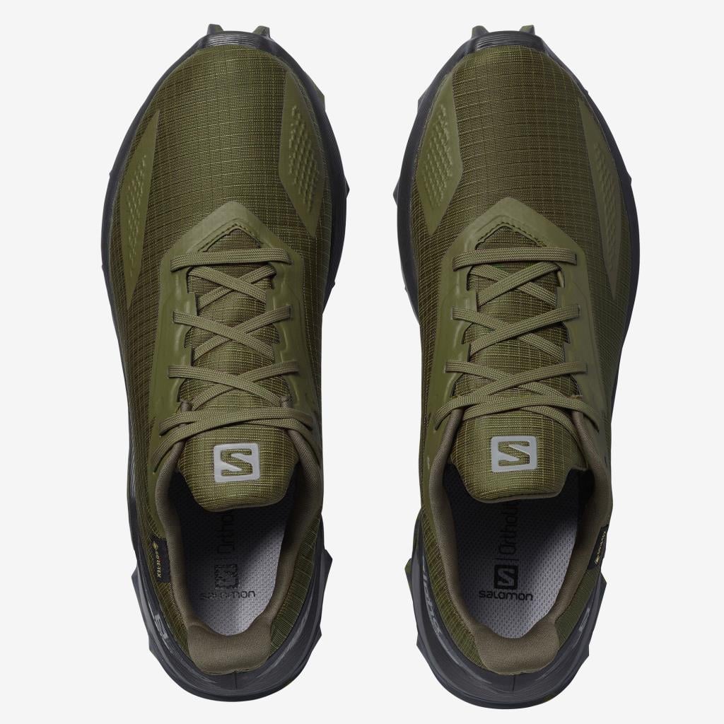 Salomon 411058 Alphacross Blast GTX Olive Night/Black/Ebony Erkek Outdoor Ayakkabı