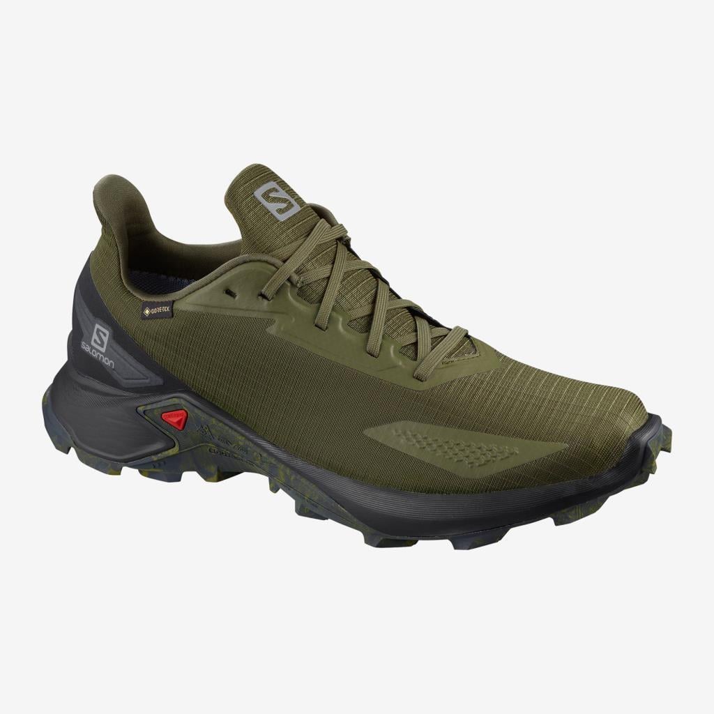 Salomon 411058 Alphacross Blast GTX Olive Night/Black/Ebony Erkek Outdoor Ayakkabı
