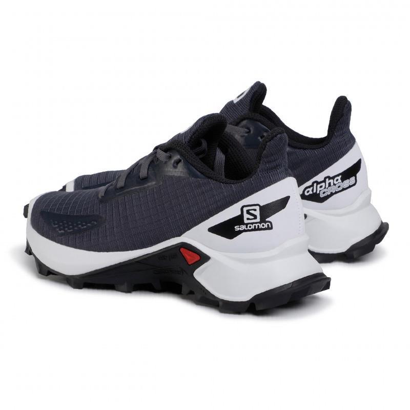 Salomon 411160 Alphacross Blast J India Ink/White/Black Kadın Outdoor Ayakkabı