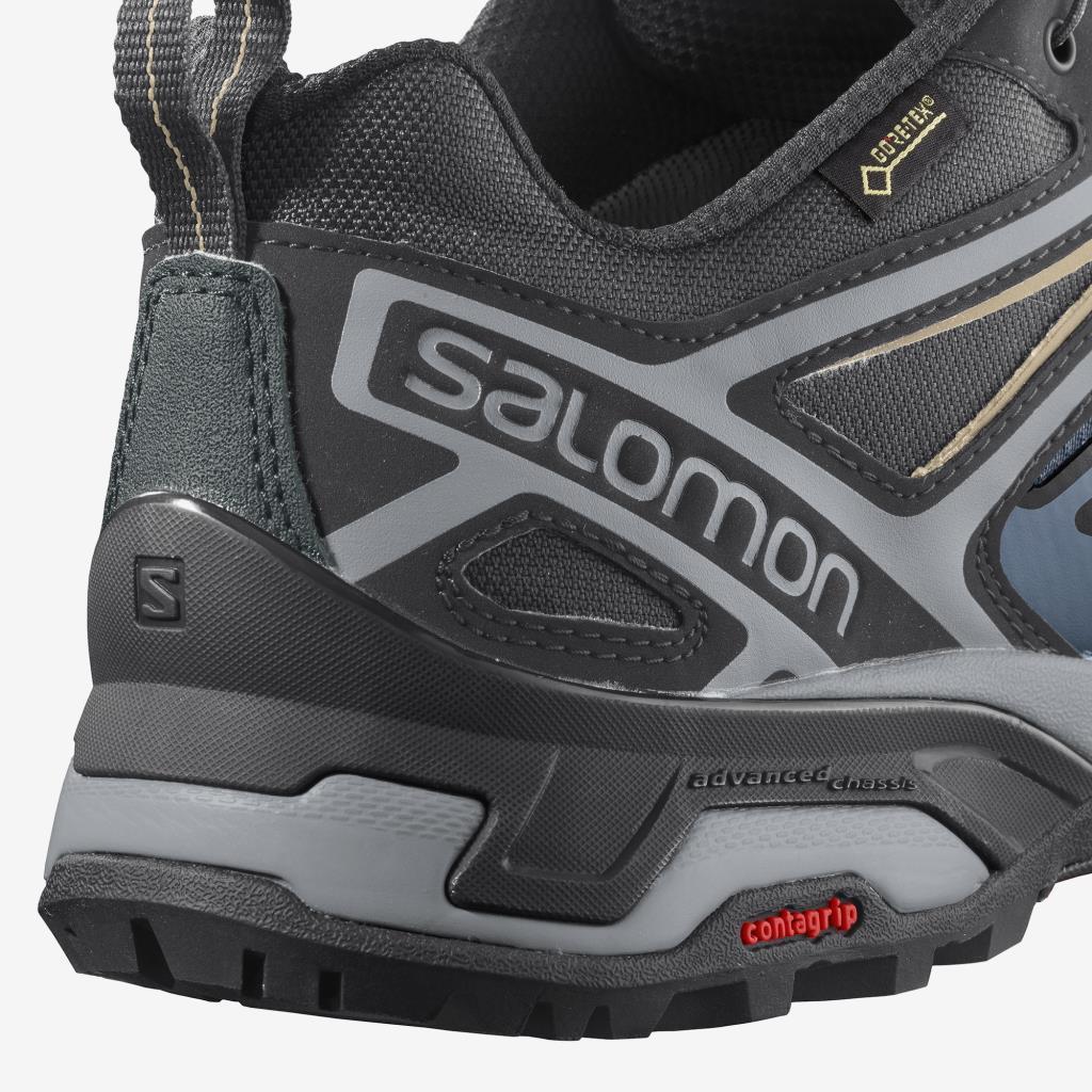 Salomon 411685 X Ultra 3 GTX Dark Denim/Copen Blue/Pale Khaki Erkek Outdoor Ayakkabı