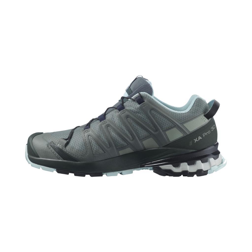 Salomon 412748 XA Pro 3D V8 Gtx W Balsam Green/Green/Gables Pastel/Turquoise Kadın Outdoor Ayakkabı