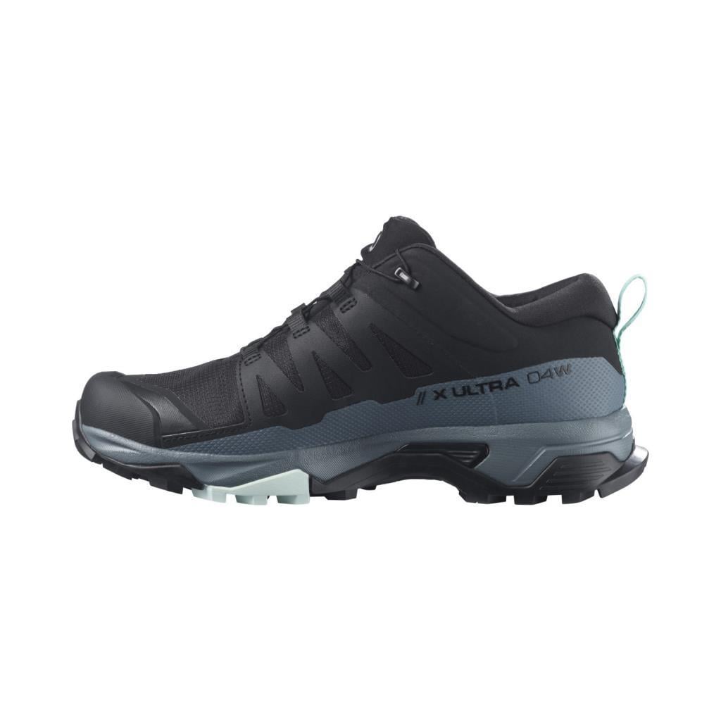 Salomon 412896 X Ultra 4 GTX W Black/Stormy Weather/Opal Blue Kadın Outdoor Ayakkabı