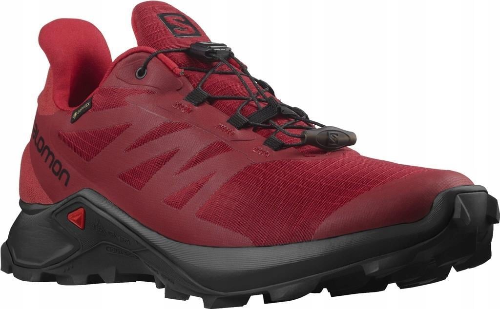 Salomon 414538 Supercross 3 GTX Biking Red/White/Chili Pepper Erkek Outdoor Ayakkabı