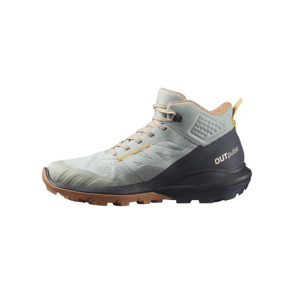 Salomon 415938 OUTpulse Mid GTX W Wrought Iron/Ebony/Blazing Orange Kadın Outdoor Bot