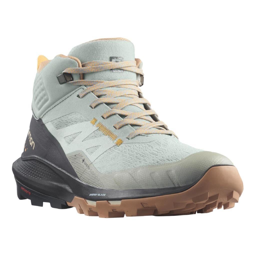 Salomon 415938 OUTpulse Mid GTX W Wrought Iron/Ebony/Blazing Orange Kadın Outdoor Bot