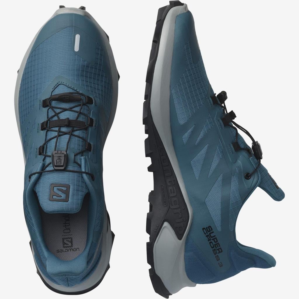 Salomon 416019 Supercross 3 Mailard Blue/Quarry/Black Erkek Outdoor Ayakkabı