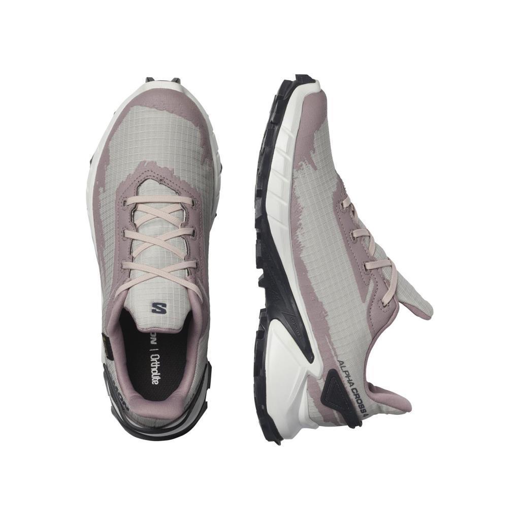 Salomon 417232 Alphacross 4 GTX W Ashes of Roses/White/Ebony Kadın Outdoor Ayakkabı