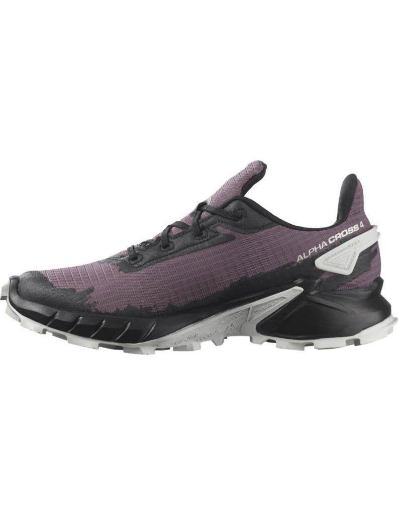 Salomon 417252 Alphacross 4 W Moonscape Black/Lunar Rock Kadın Outdoor Ayakkabı