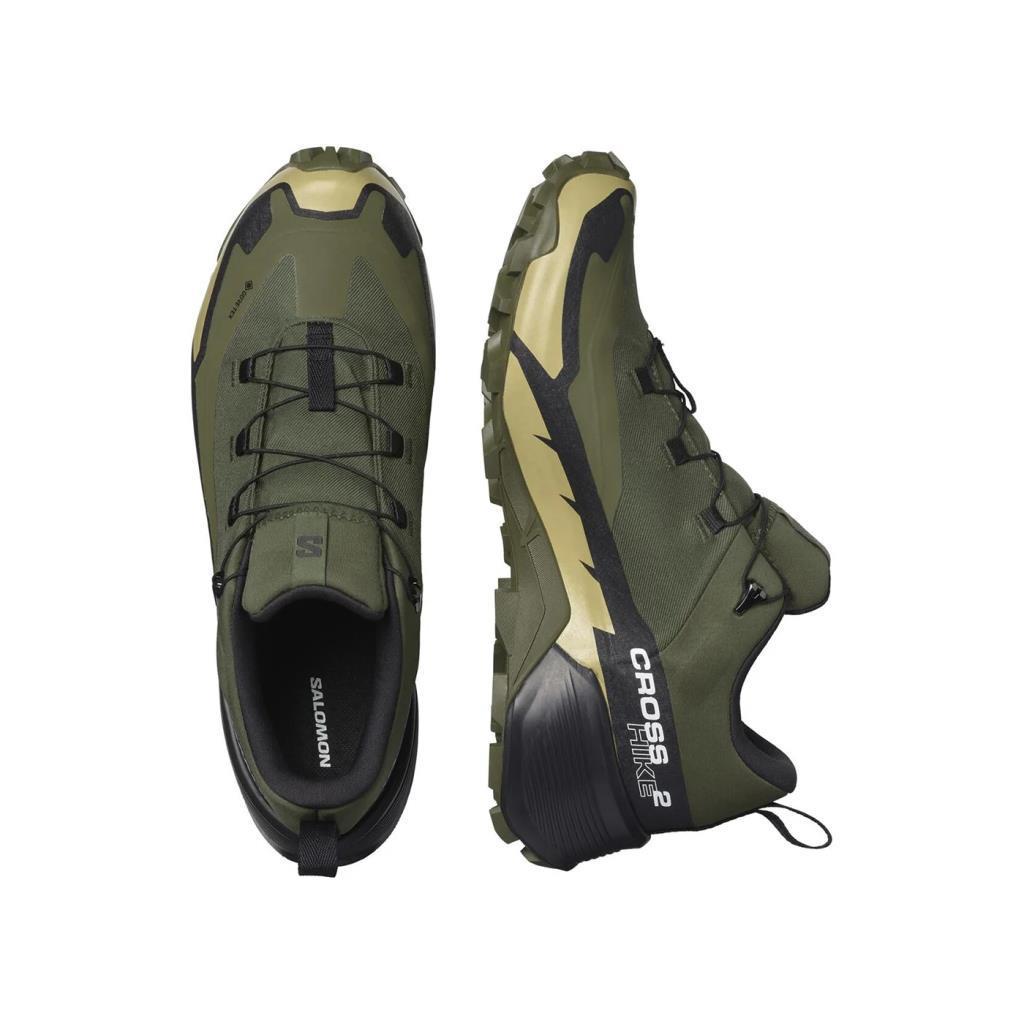 Salomon 417308 Cross Hike GTX 2 Olive Night/Black/Gray Green Erkek Outdoor Ayakkabı