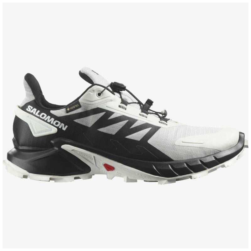 Salomon 417319 Supercross 4 GTX Lunar Rock/Black/White Erkek Outdoor Ayakkabı