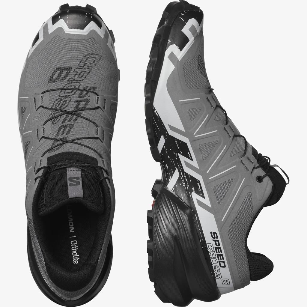 Salomon 417380 Speedcross 6 Quiet Shade/Black/Pearl Blue Erkek Outdoor Ayakkabı