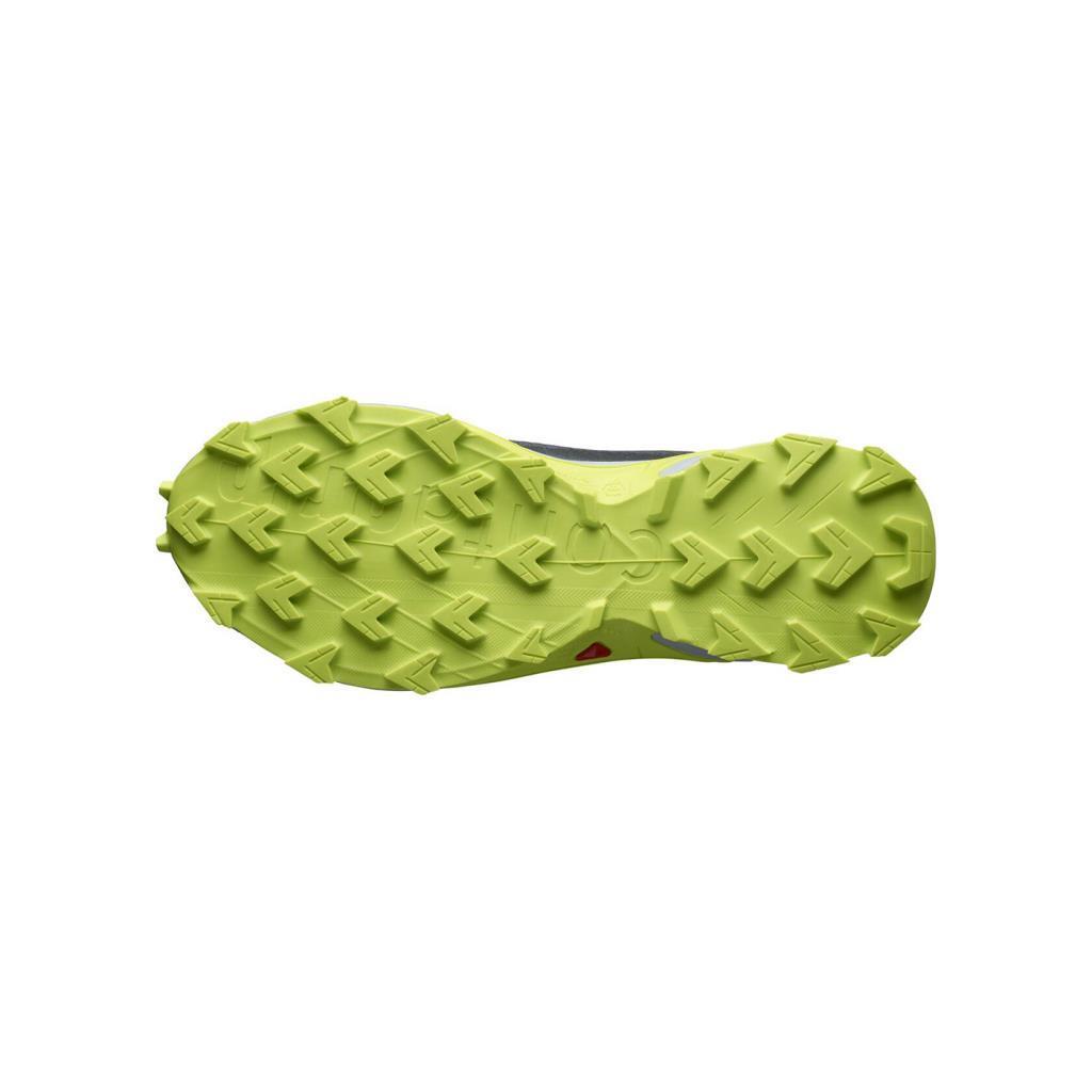 Salomon 470667 Alphacross 4 GTX Ebony/Pearl Blue/Acid Lime Erkek Outdoor Ayakkabı