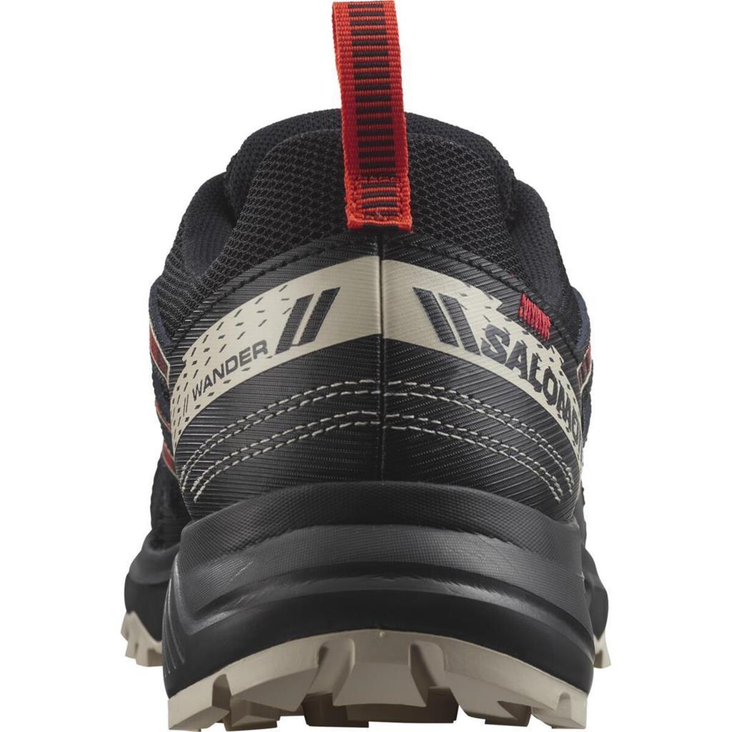 Salomon 471526 Wander Black/Rainy Day/Scarlett Ibis Erkek Outdoor Ayakkabı