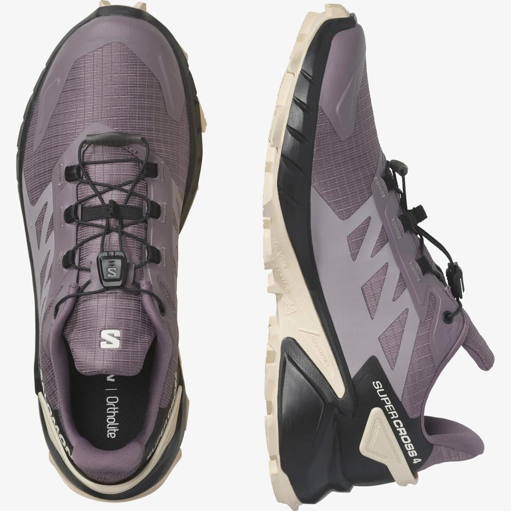 Salomon 472052 Supercross 4 W Moonscape Black/Tender Peach Kadın Outdoor Ayakkabı