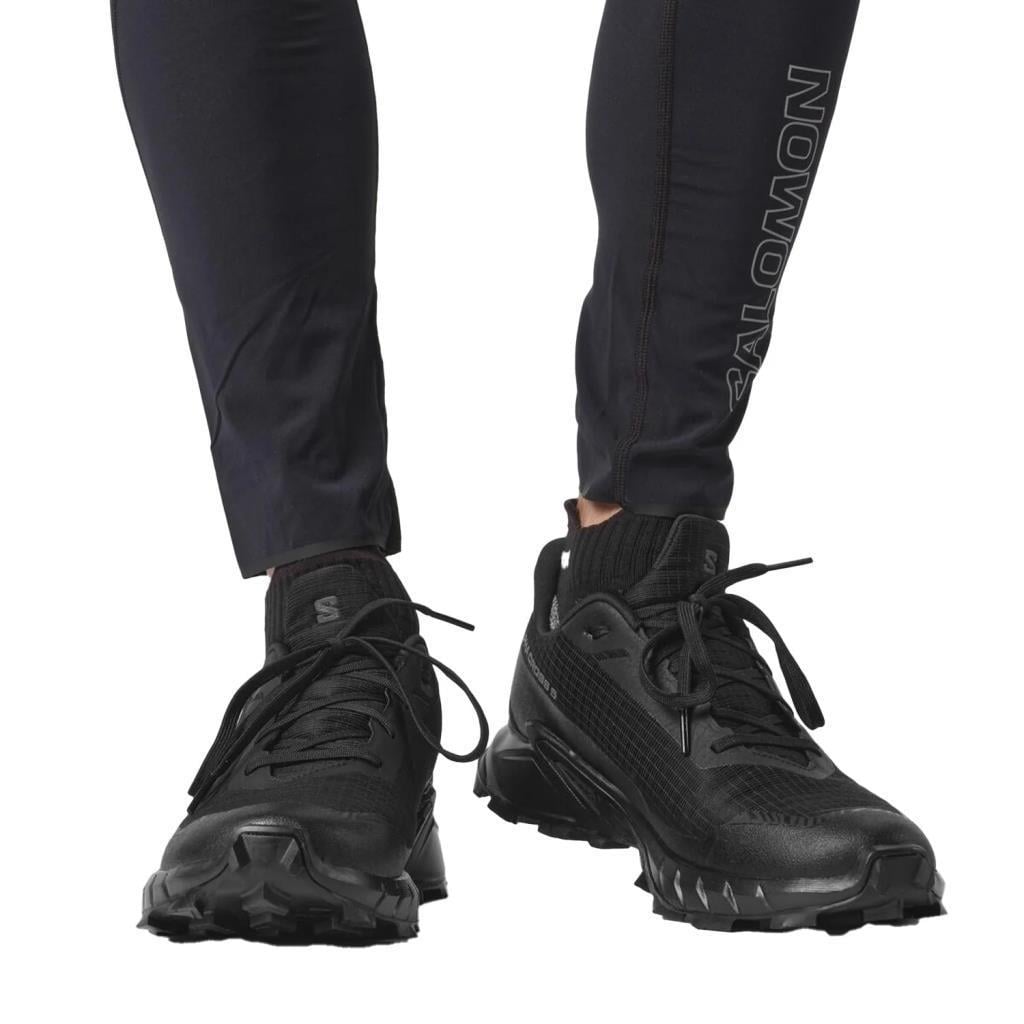 Salomon 473109 Alphacross 5 GTX W Black/Black/Ebony Kadın Outdoor Ayakkabı