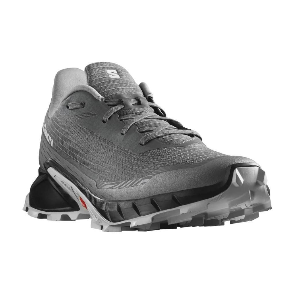 Salomon 473133 Alphacross 5 Pewter/Black/Ghost Gray Erkek Outdoor Ayakkabı