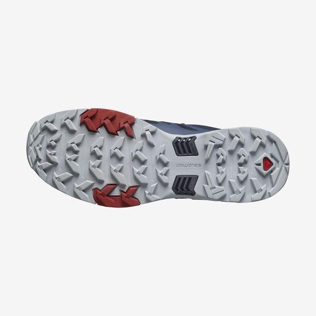Salomon 473765 X Ultra 4 GTX Carbon/Bering Sea/Pearl Blue Erkek Outdoor Ayakkabı
