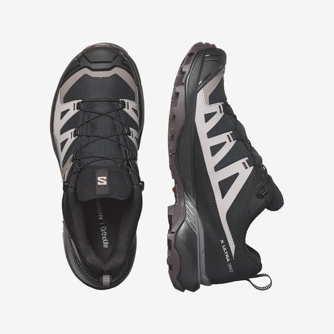 Salomon 474492 X Ultra 360 GTX W Black/Plum Kitten/Shale Kadın Outdoor Ayakkabı