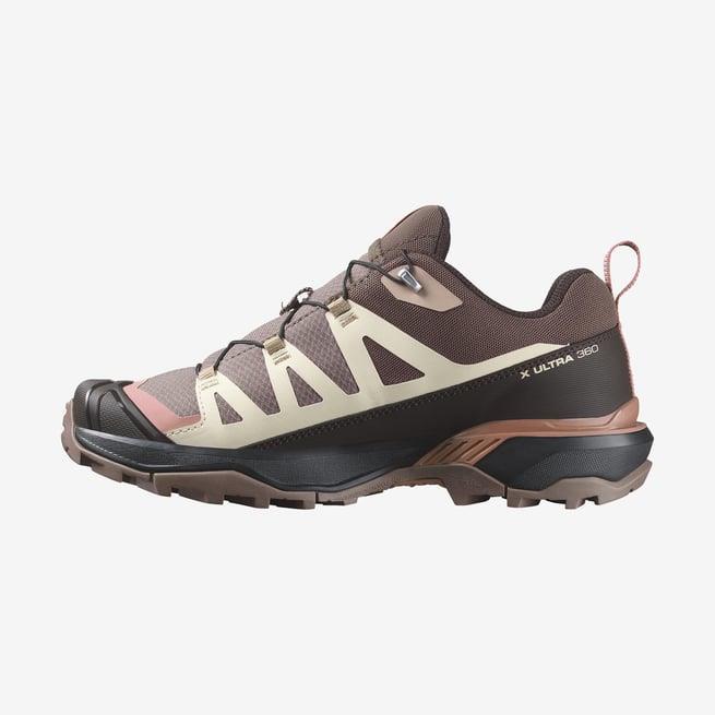 Salomon 474505 21 V0 X Ultra 360 W Deep Taupe/Natural/Black Coffee Kadın Outdoor Ayakkabı