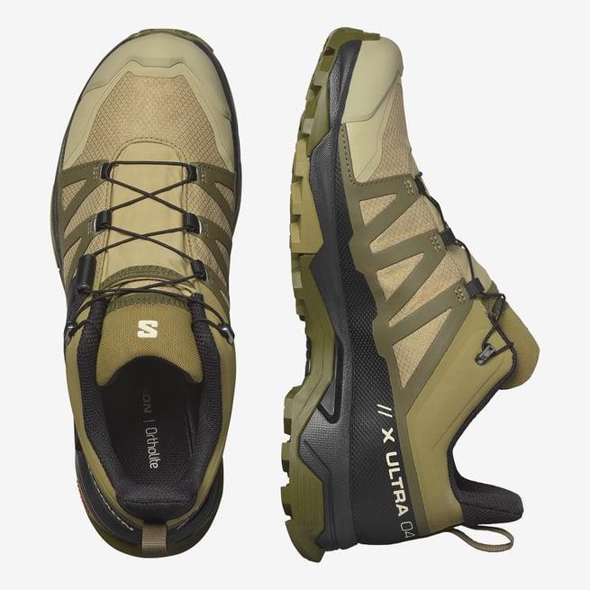 Salomon 474529 X Ultra 4 GTX Slate Green/Olive Night/Black Erkek Outdoor Ayakkabı