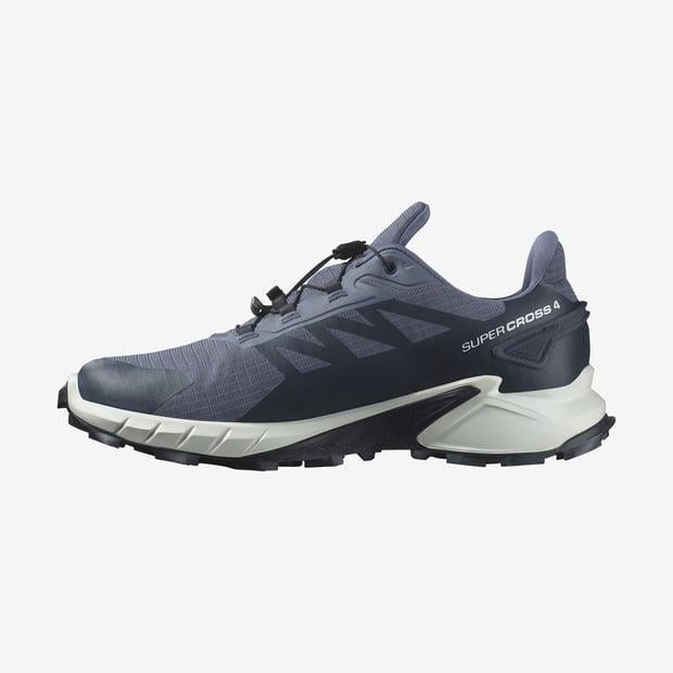 Salomon 474623 Supercross 4 GTX Grisaille/White/Carbon Erkek Outdoor Ayakkabı