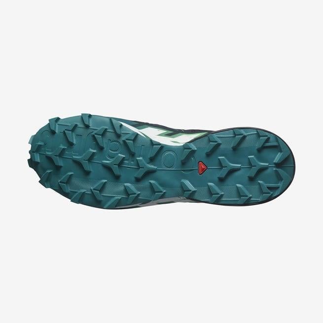 Salomon 474653 Speedcross 6 Carbon/Tahitian Tide/White Erkek Outdoor Ayakkabı