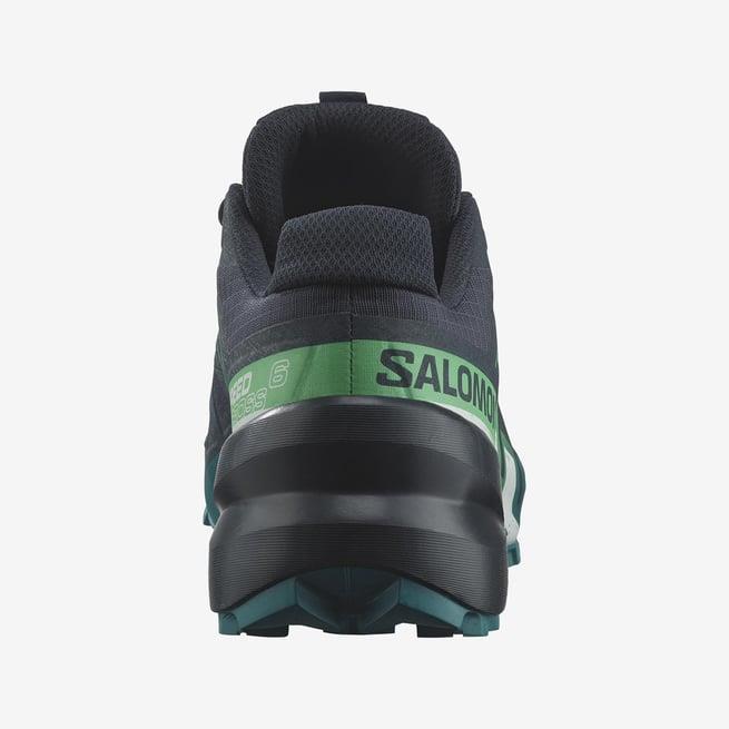 Salomon 474653 Speedcross 6 Carbon/Tahitian Tide/White Erkek Outdoor Ayakkabı
