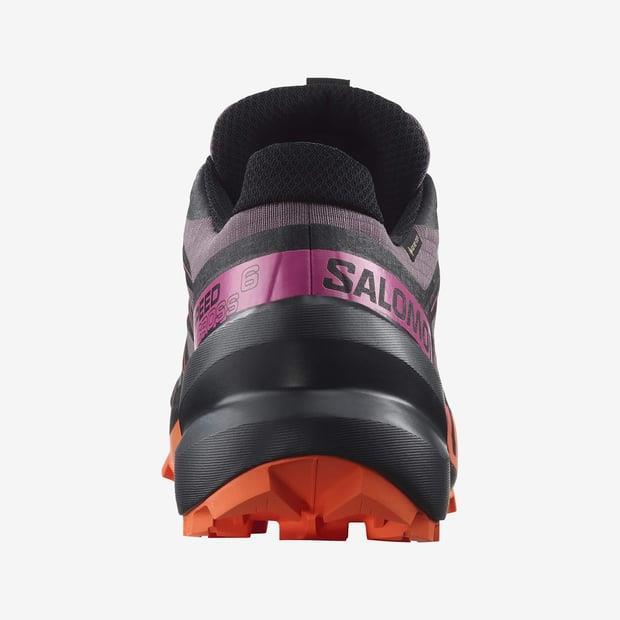 Salomon 474657 Speedcross 6 GTX W Moonscape/Black/Bird of Paradise Kadın Outdoor Ayakkabı