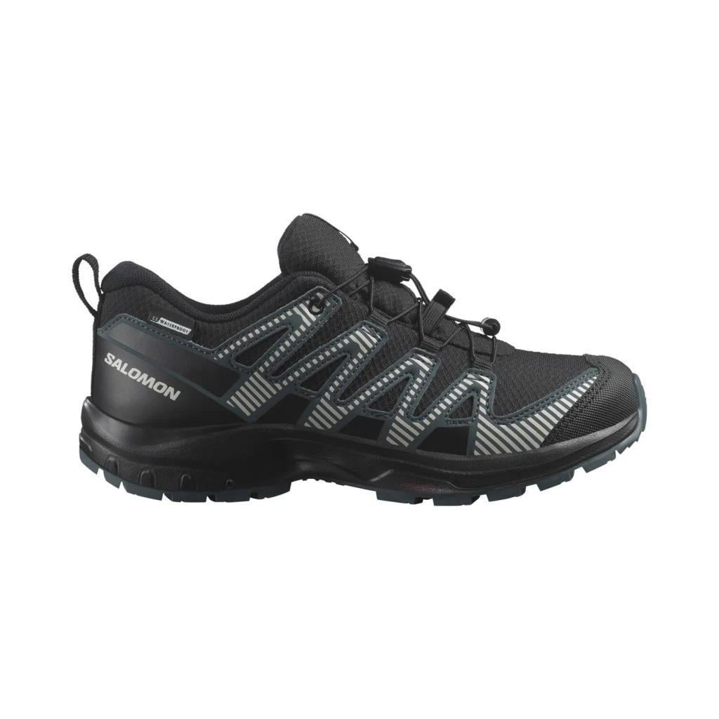 Salomon 475680 Xa Pro V8 CSWP J Black/Phantom/Dark Slate Kadın Outdoor Ayakkabı