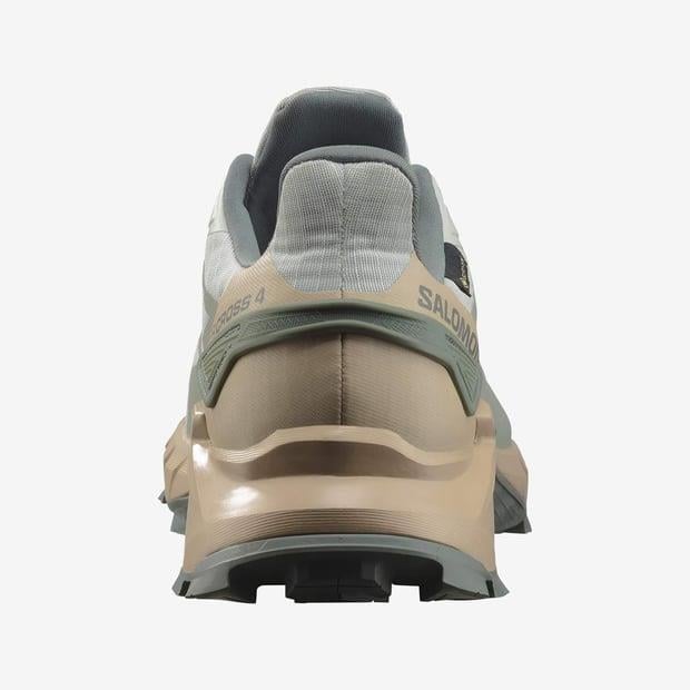 Salomon 475943 Supercross 4 GTX Metal/White Pepper/Sedona Sage Erkek Outdoor Ayakkabı