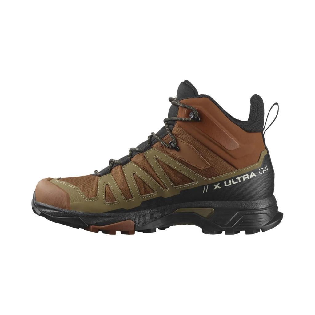 Salomon 476854 X Ultra 4 Mid GTX Caramel Cafe/Gothic Olive/Black Erkek Outdoor Bot
