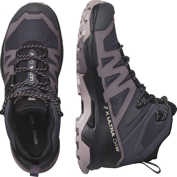 Salomon 476855 X Ultra 4 Mid GTX W Nine Iron/Shark/Cloud Gray Kadın Outdoor Ayakkabı
