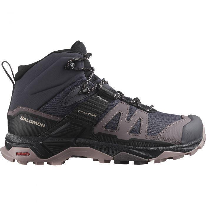 Salomon 476855 X Ultra 4 Mid GTX W Nine Iron/Shark/Cloud Gray Kadın Outdoor Ayakkabı