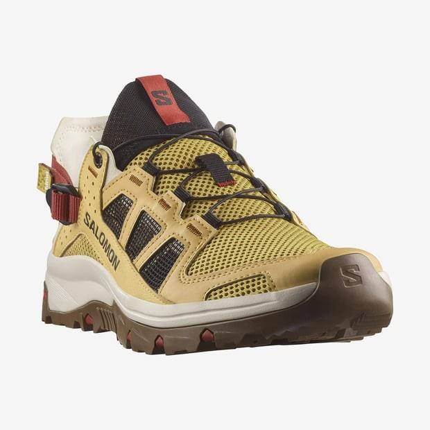 Salomon 477502 Techamphibian 5 Antique Gold/Rainy Day/Burnt Henna Erkek Outdoor Ayakkabı